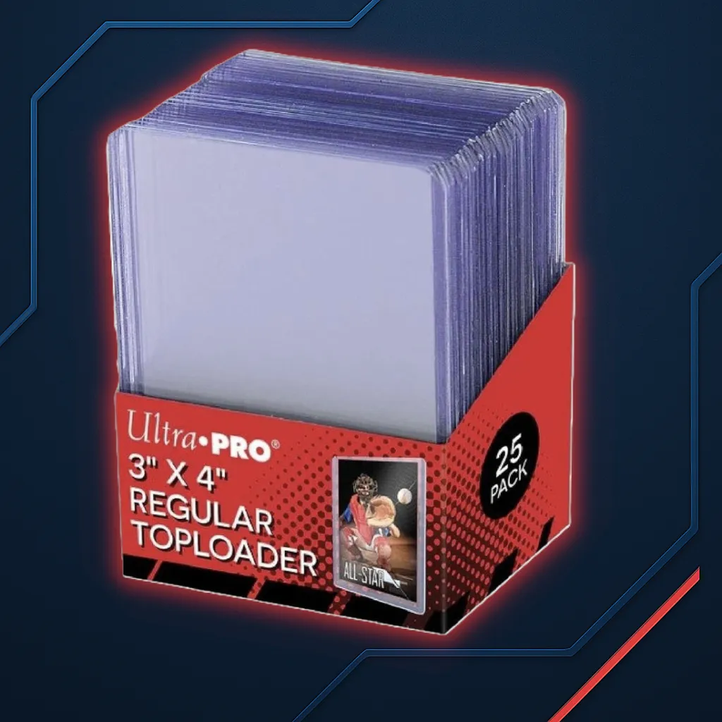 Ultra Pro Regular 25 Toploader 3"x4"
