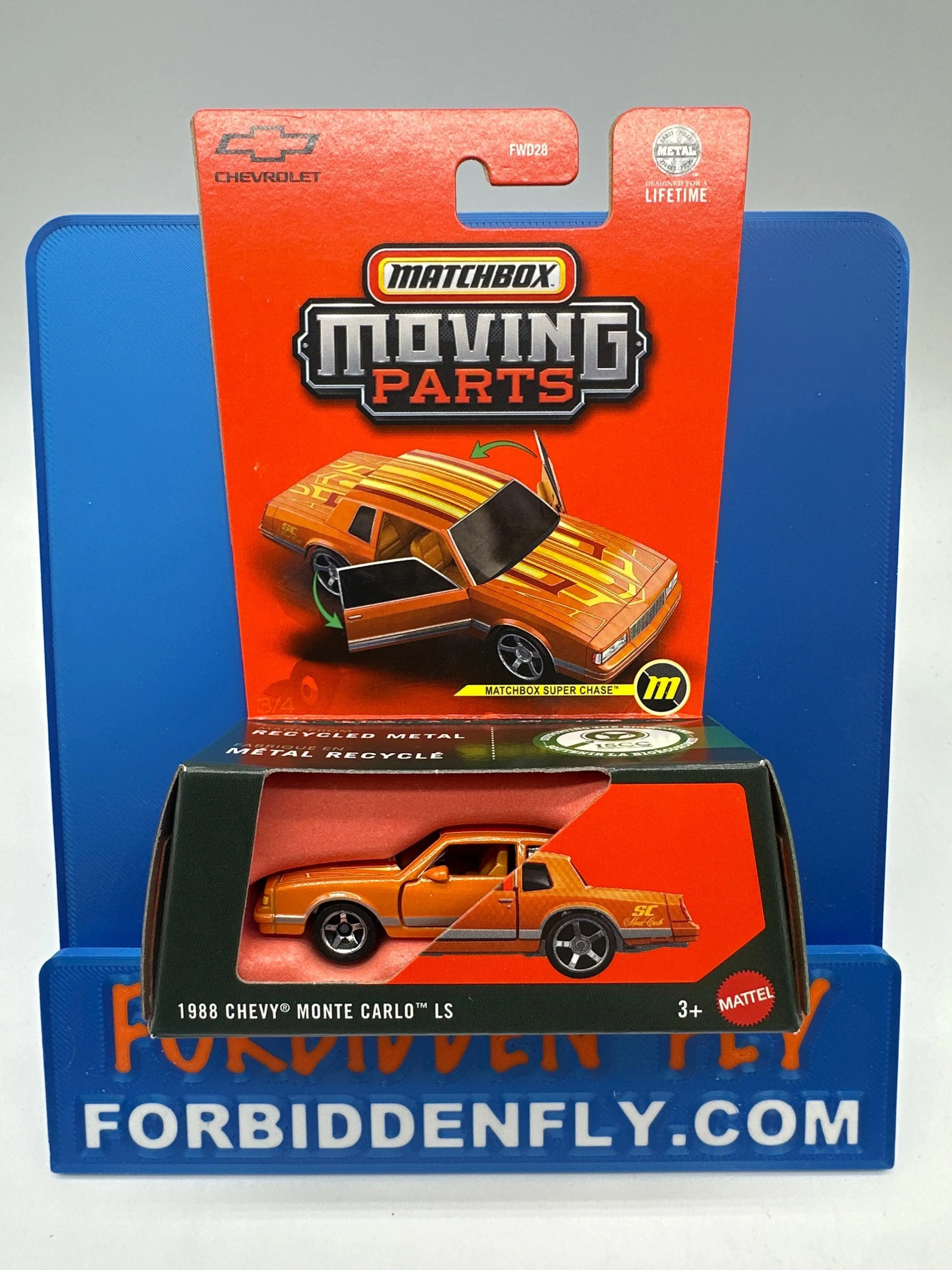 Matchbox Moving Parts Series - Matchbox Super Chase - 1988 Chevy Monte Carlo LS