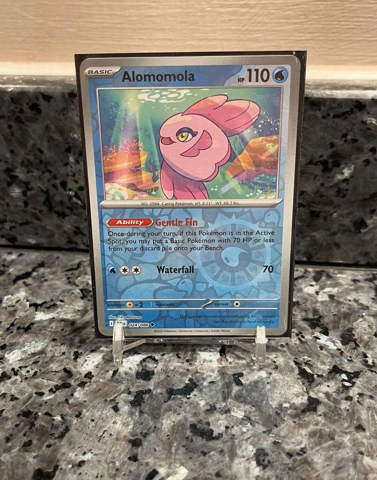 Pokémon TCG Alomomola Scarlet & Violet- Black Bolt 024/086 Holo