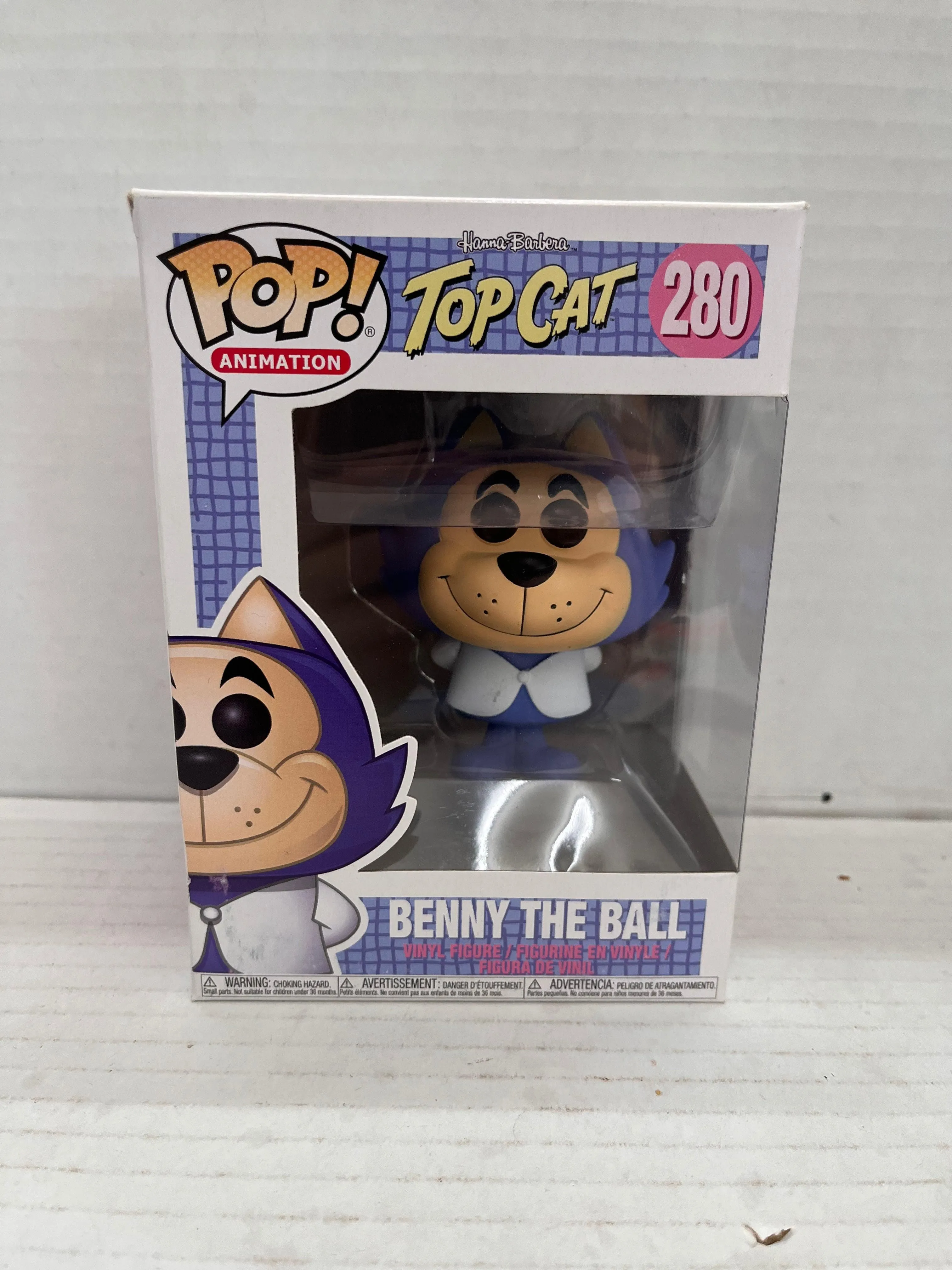 FUNKO POP ! BENNY THE BALL 280 TOP CAT POP ANIMATION