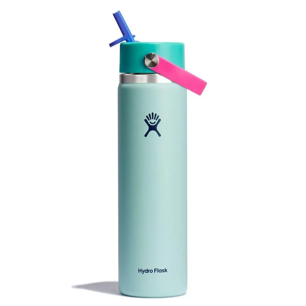 New without box - Hydro Flask 24oz Wide Mouth Flex Straw Water Bottle Polar Plunge: BPA-Free,