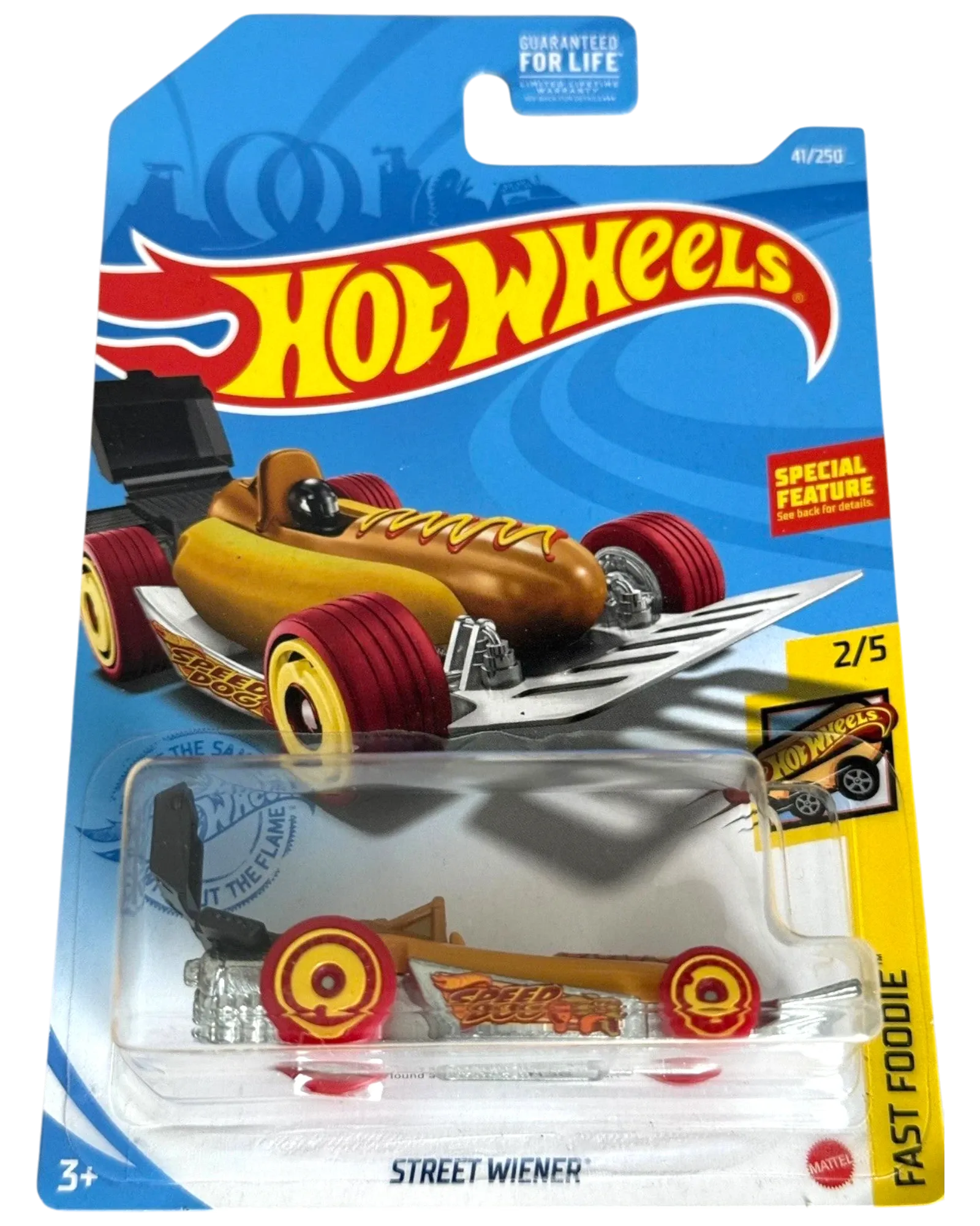 Hot Wheels Street Wiener Treasure Hunt 1:64 Die-Cast S&D Damaged Card #41/250