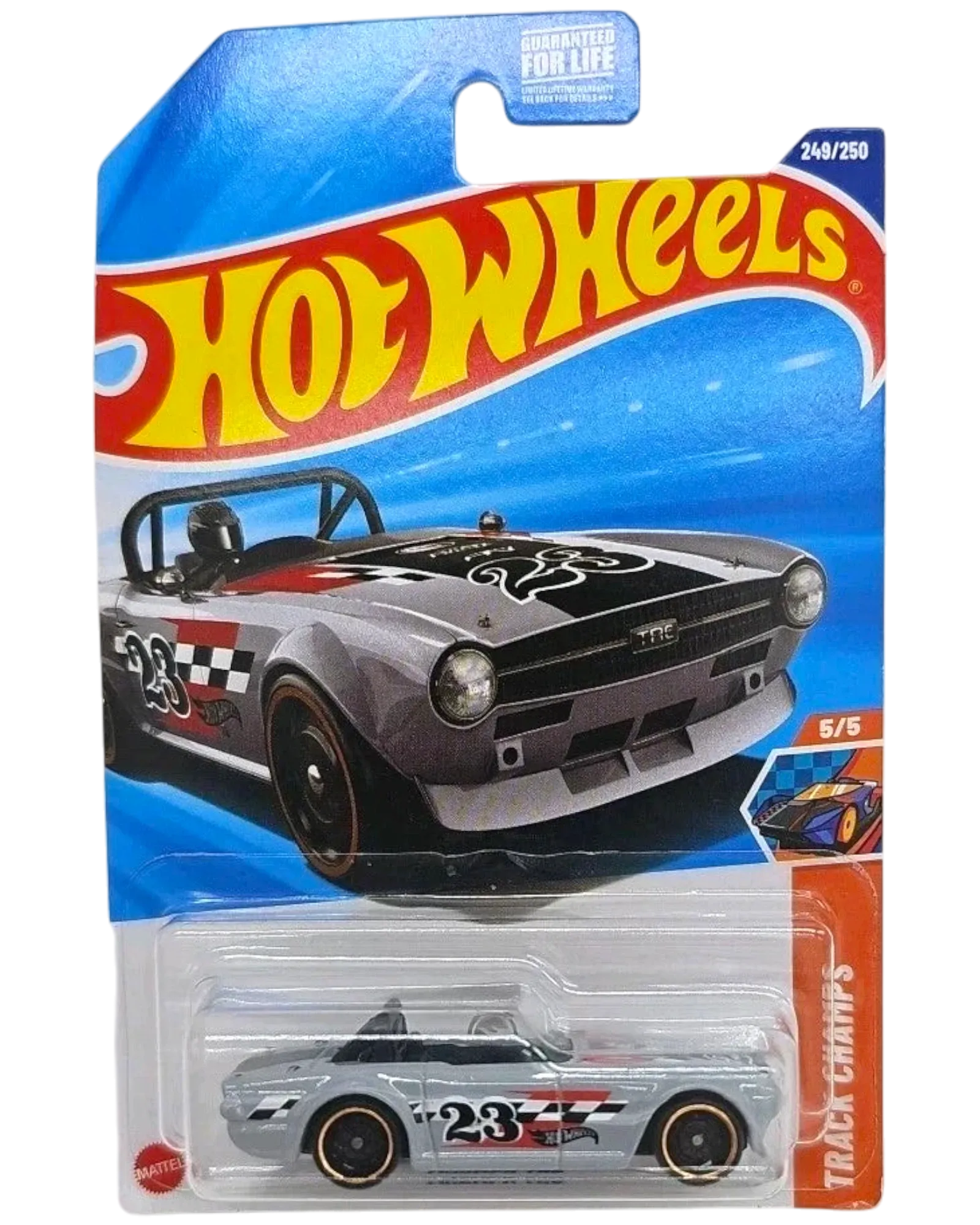 Hot Wheels Triumph TR6 Treasure Hunt 1:64 Die-Cast Track Champs 5/5 #249/250