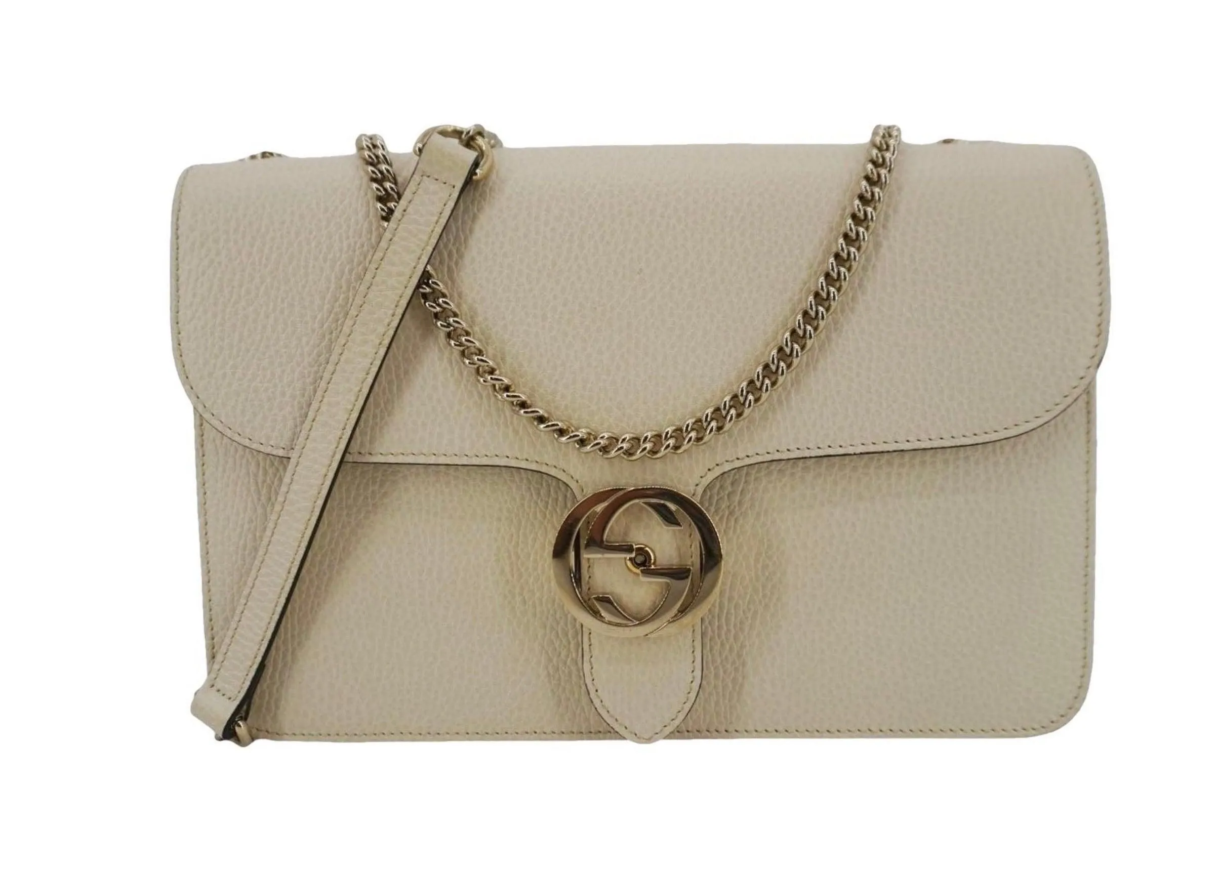 Gucci - Dollar Calfskin Interlocking G Bag