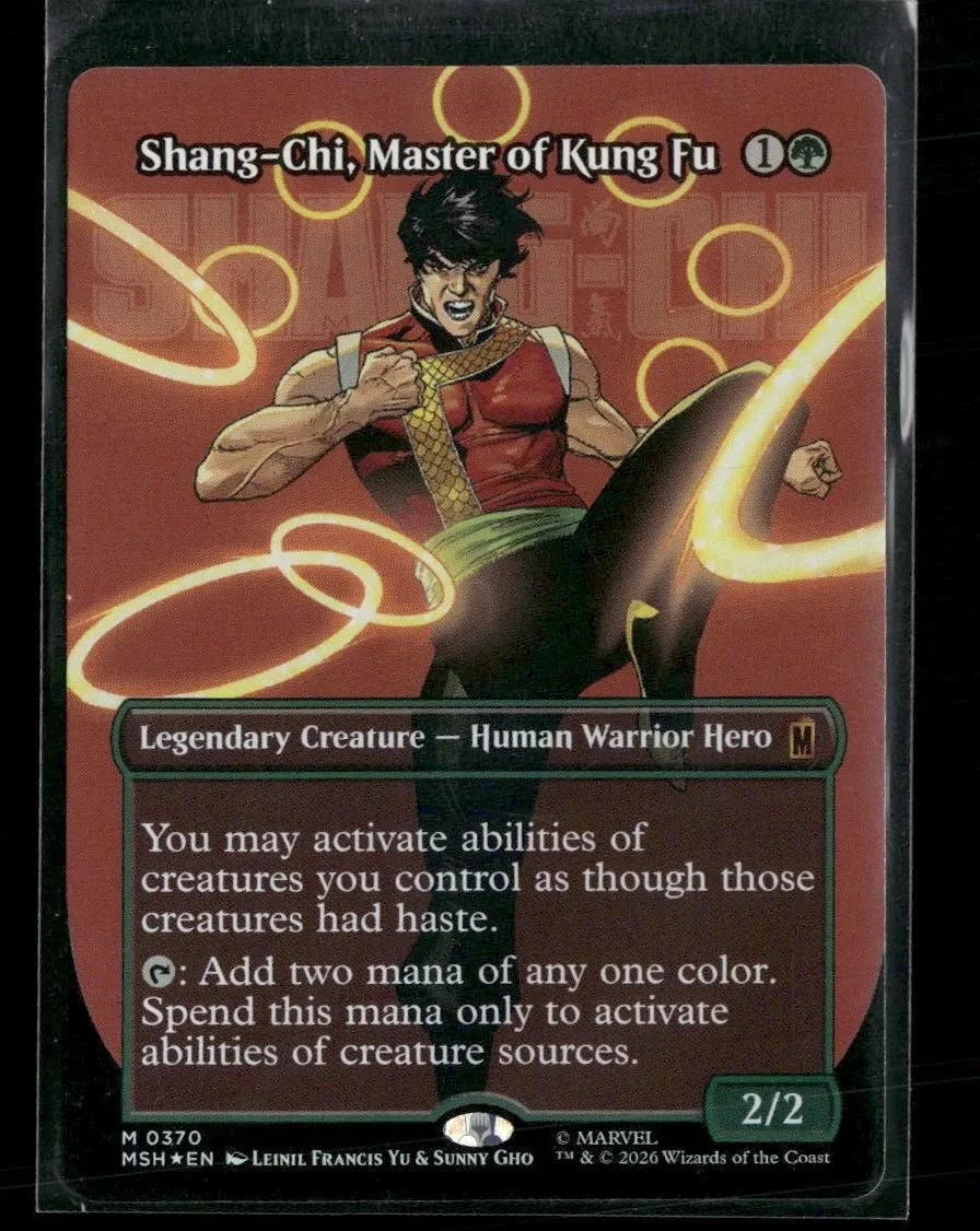 Marvel Super Heroes Shang-Chi, Master of Kung Fu (Borderless) (0370) Foil #370