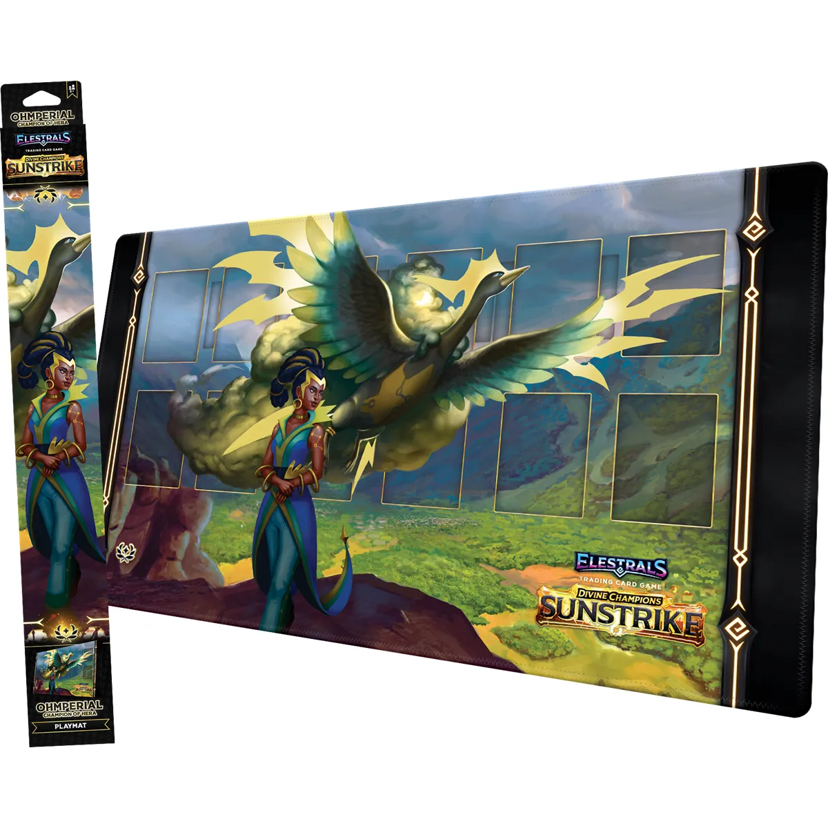 Elestrals Sunstrike Playmat - Ohmperial Champion of Hera