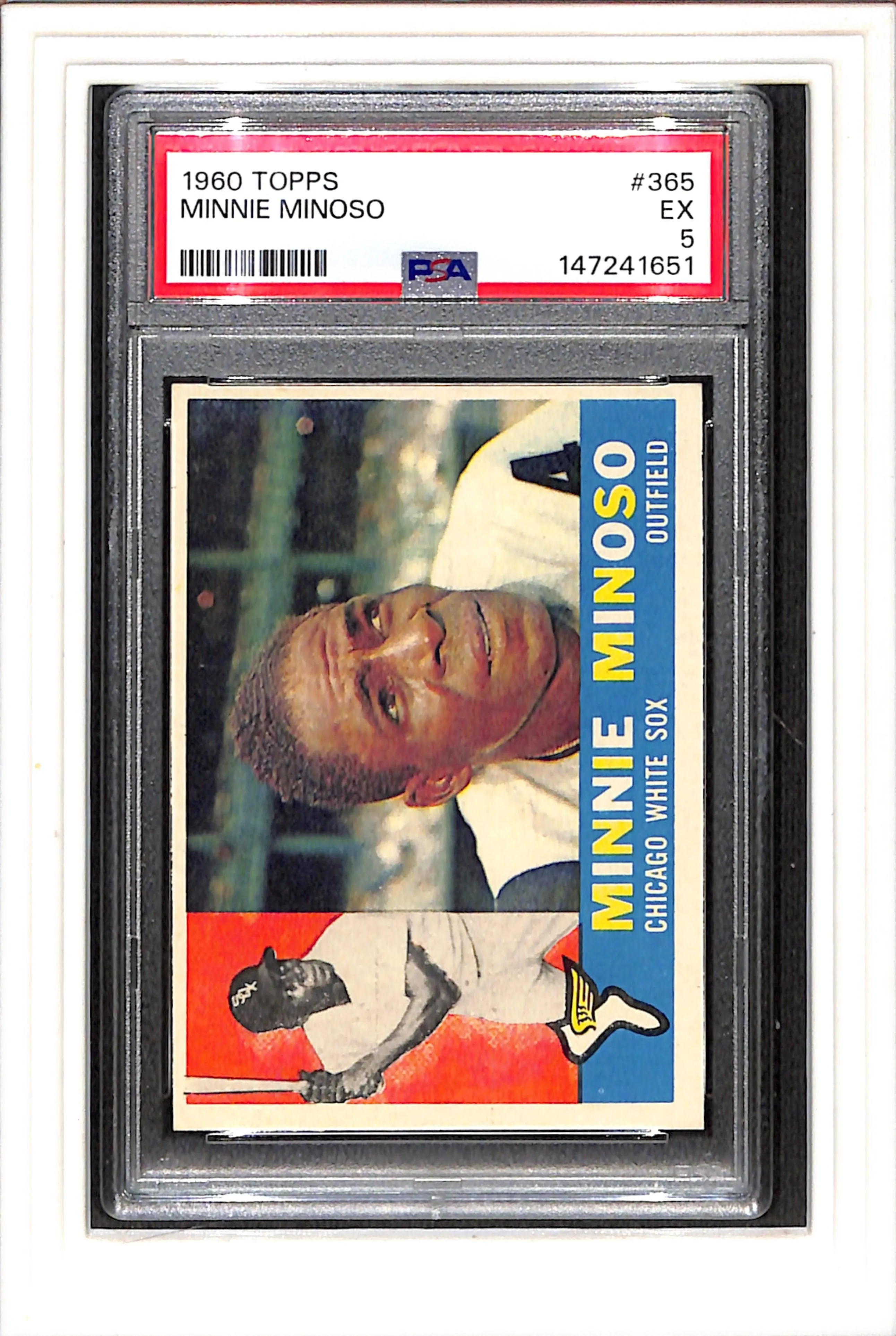 1960 Topps #365 Minnie Minoso PSA 5 SN 147241651