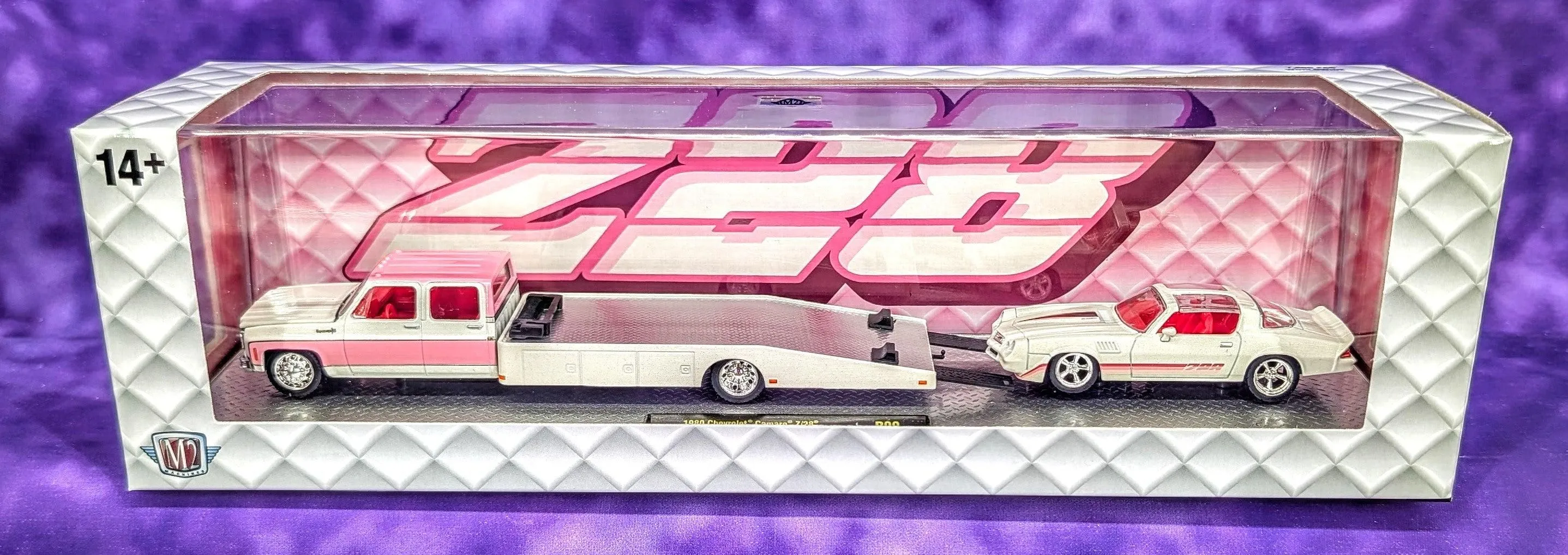 M2 Machines 1980 Chevrolet Ramp Truck - Lowered & 1980 Chevrolet Camaro Z/28 - Auto-Haulers
