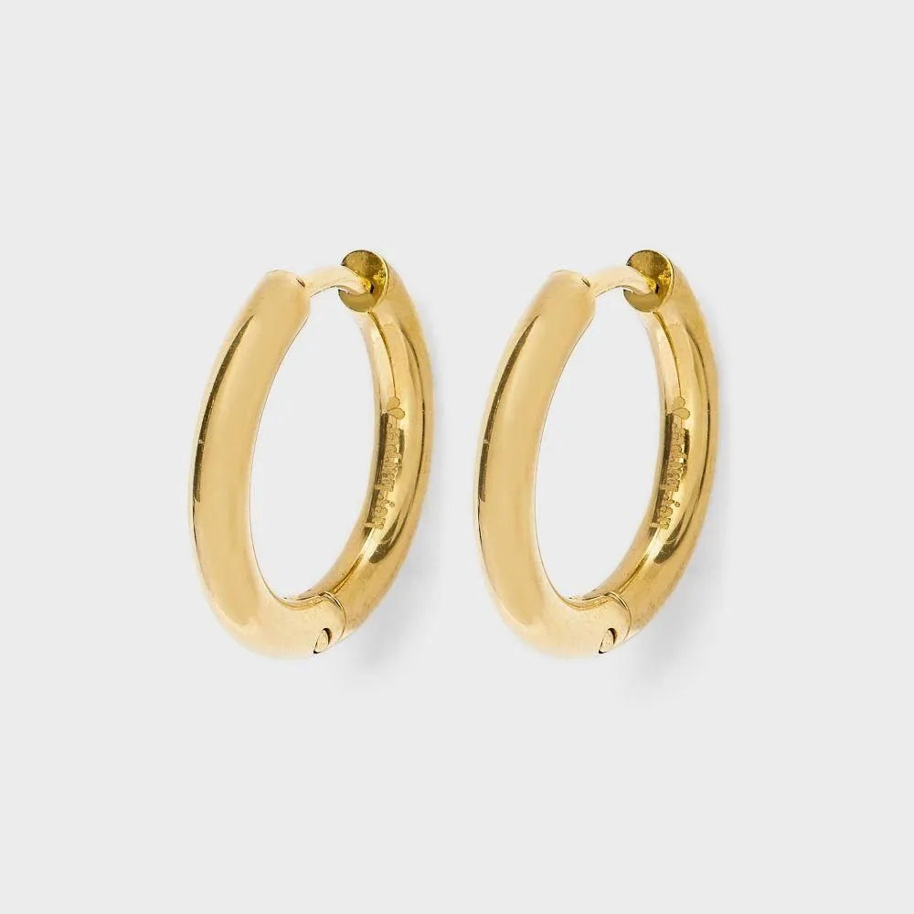 New - Hey Harper Waterproof Small Hoop Earrings - Gold