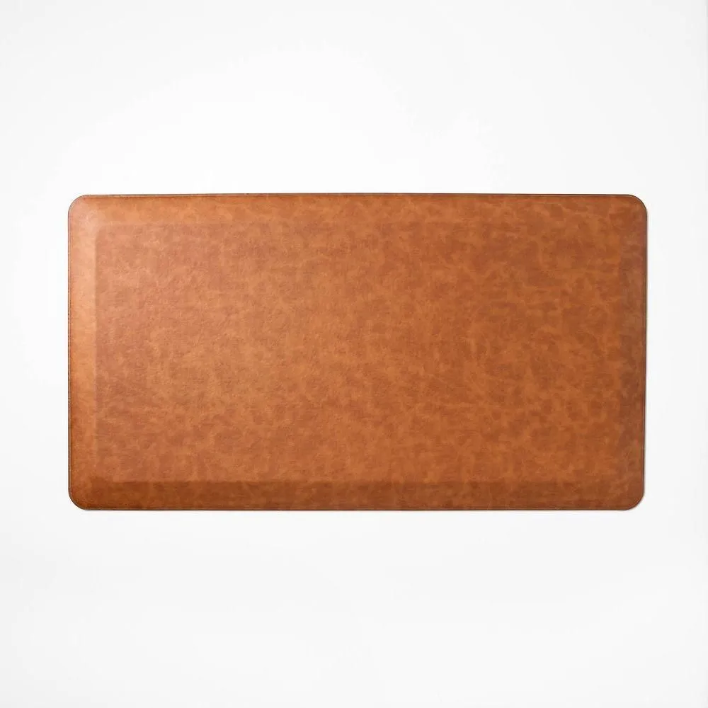 New without box - Faux Leather Comfort Mat Brown - Figmint
