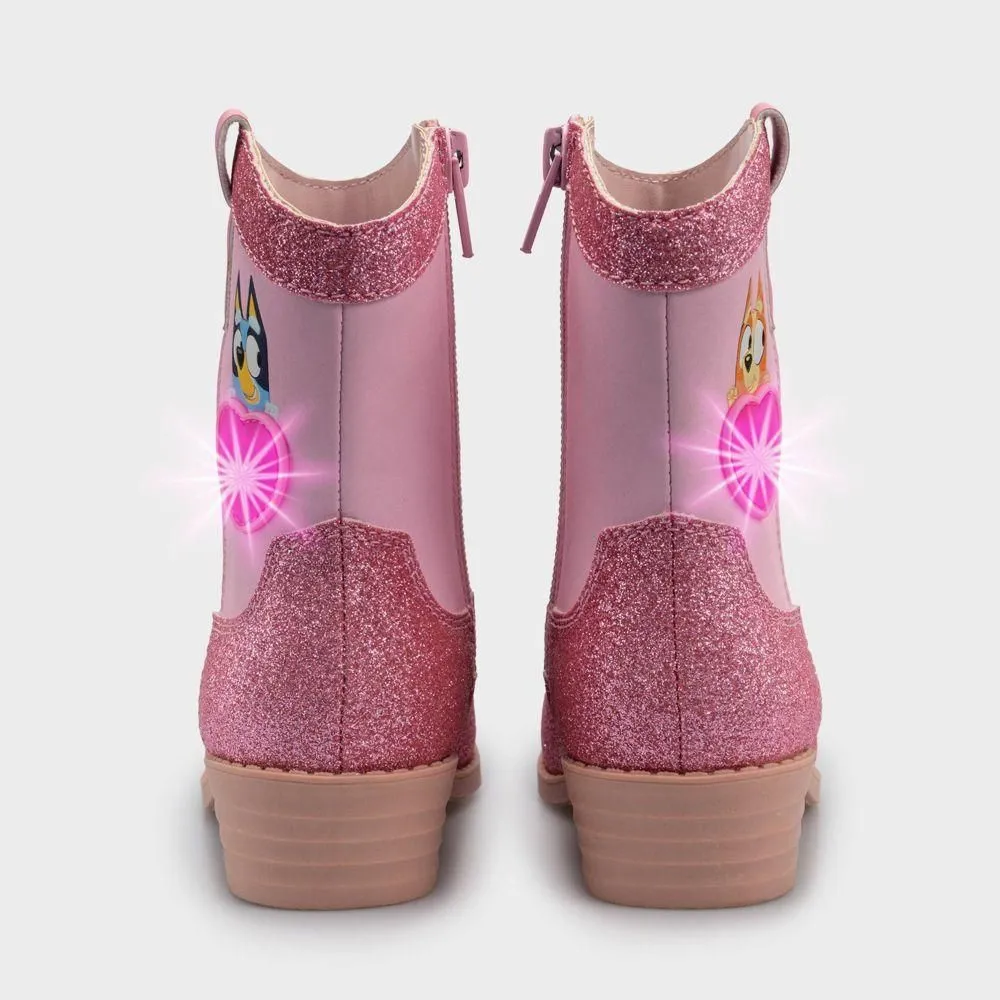 New without Tags - Toddler Bluey Western Boots - Pink 10T