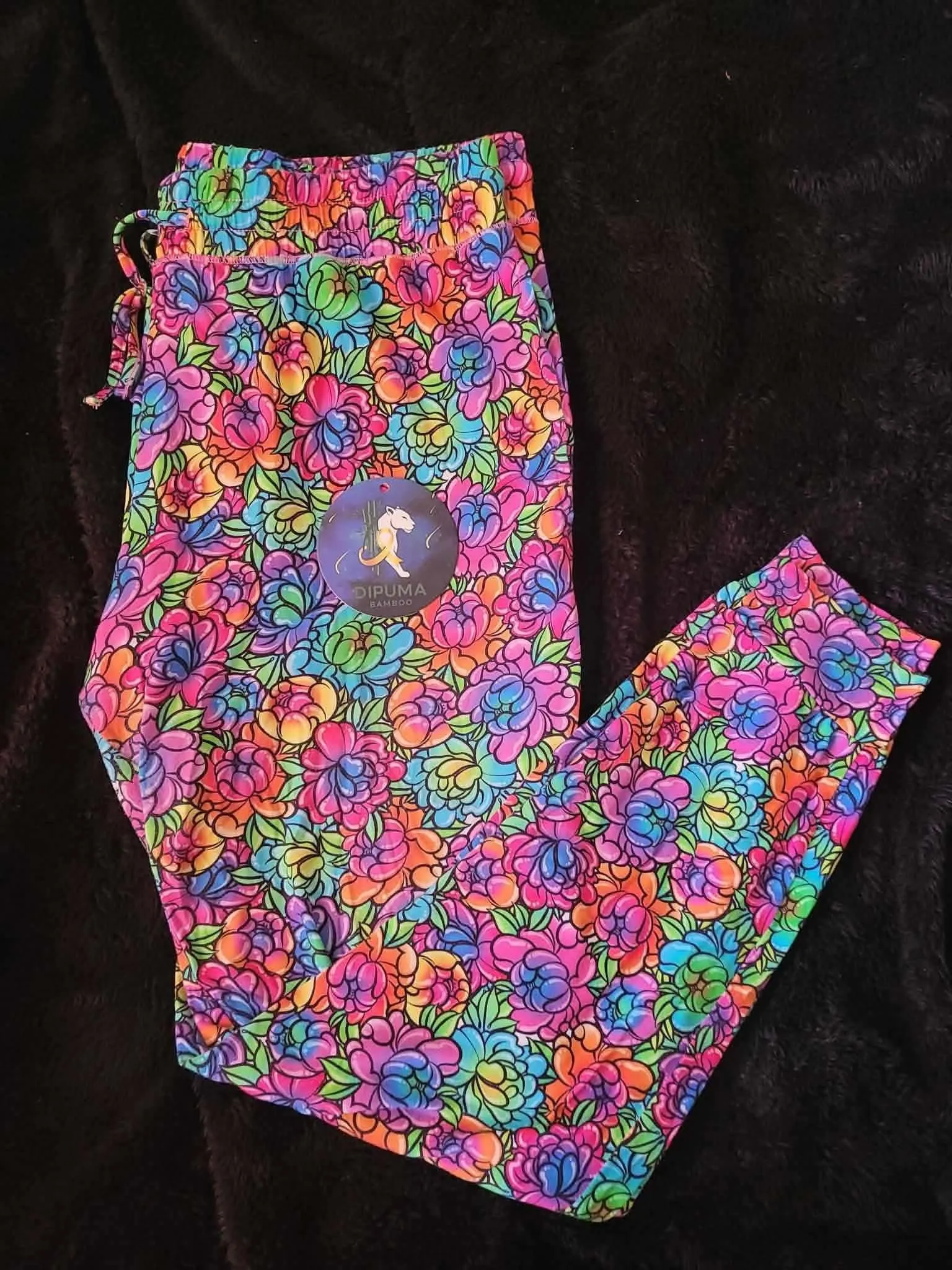 Electric flowers adults Joggers