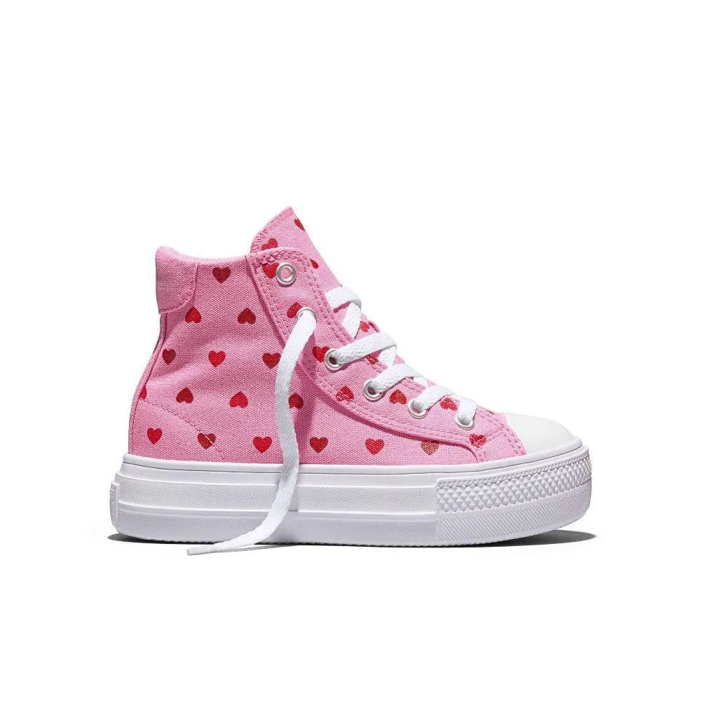 New without Tags - Converse Kids' Platform High Top Sneakers - Pink 13