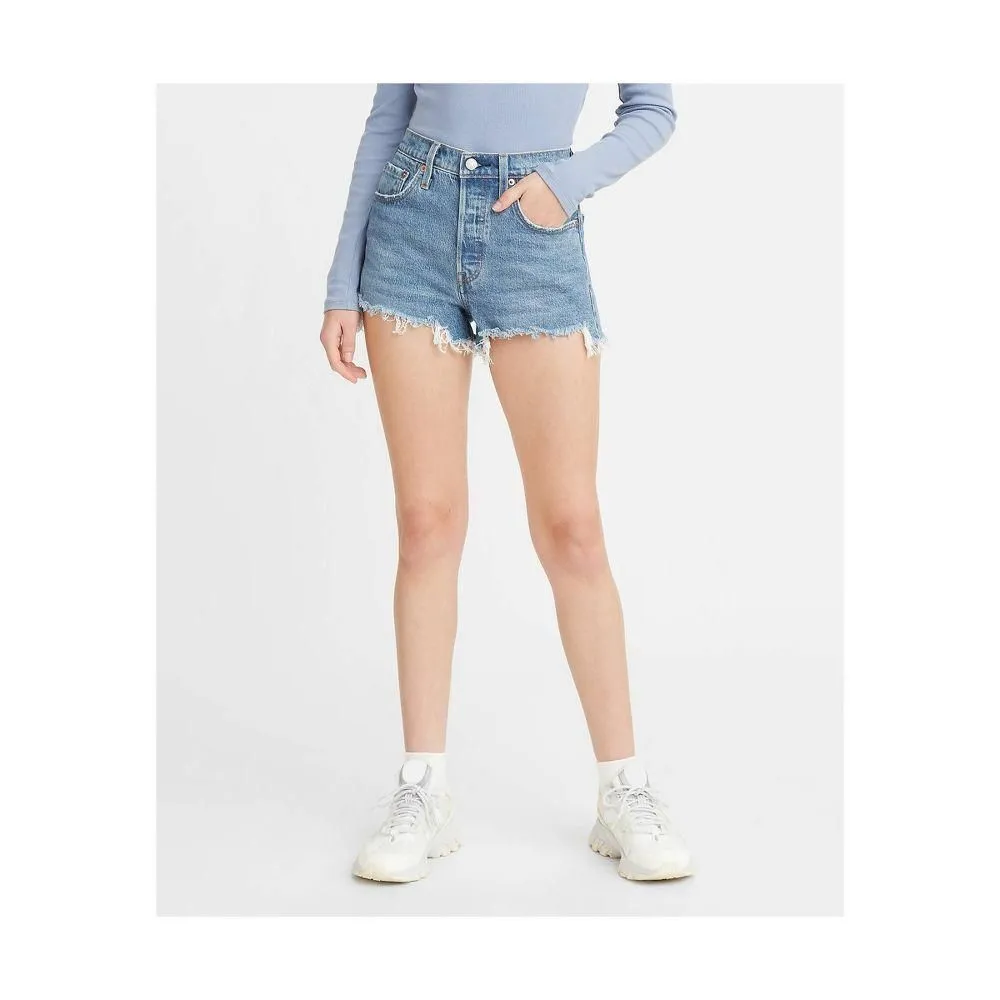 New without Tags - Levi's 501 Original Fit High-Rise Women's Jean Shorts - Jazz Solo 28