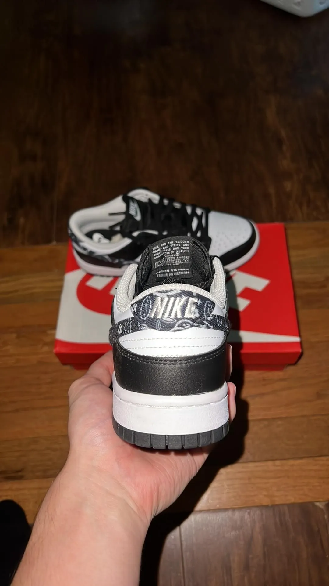 Product image for Nike Dunk Low Paisley Black & White