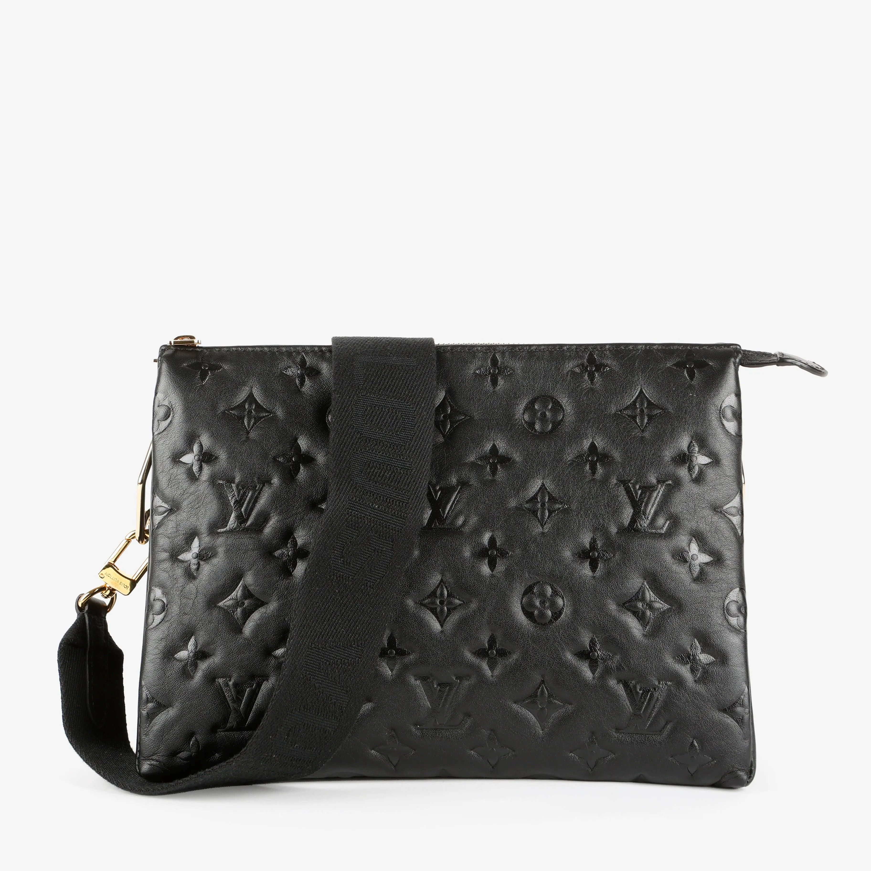 Coussin PM, Black Lambskin (no chain)