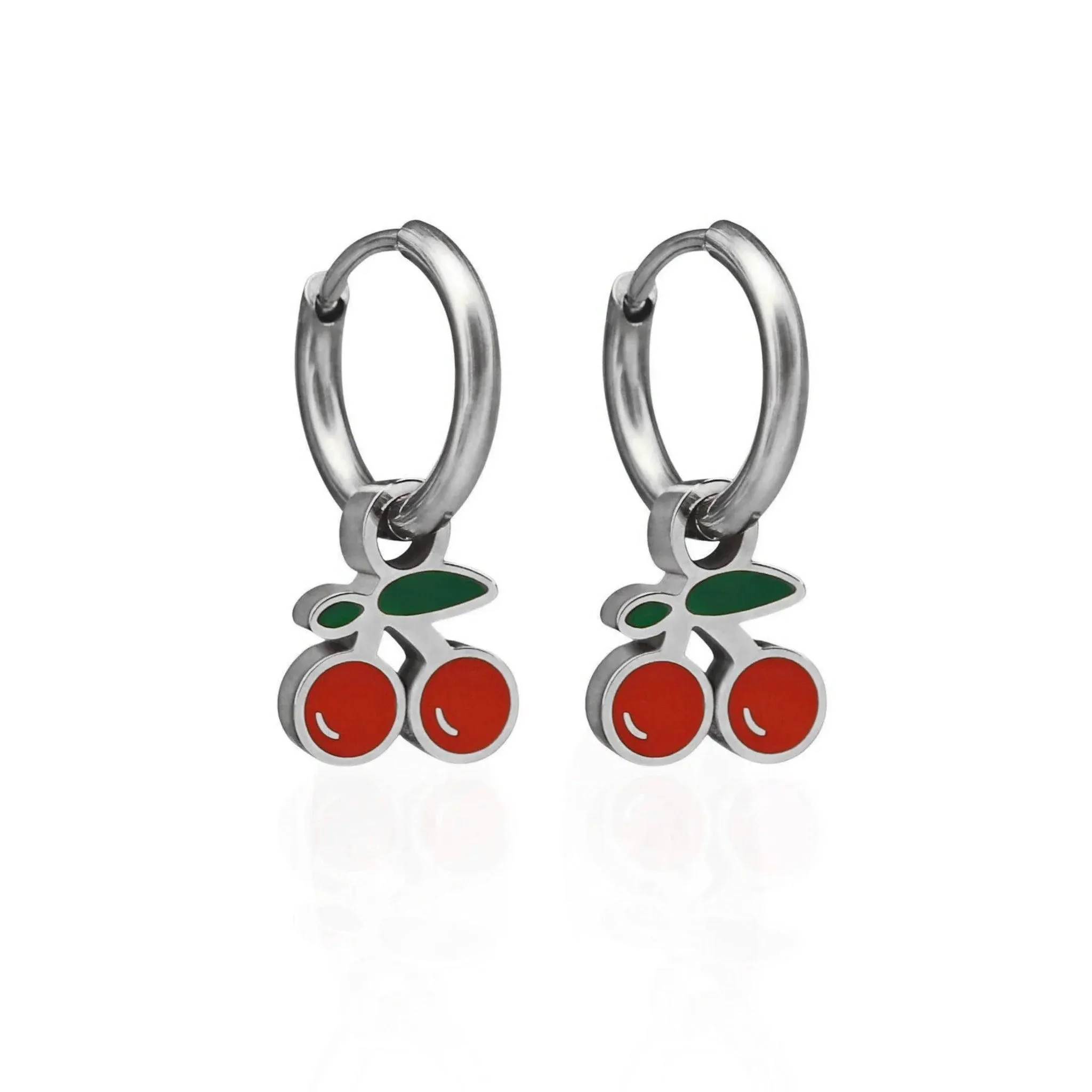 Fruit Charm Hoops