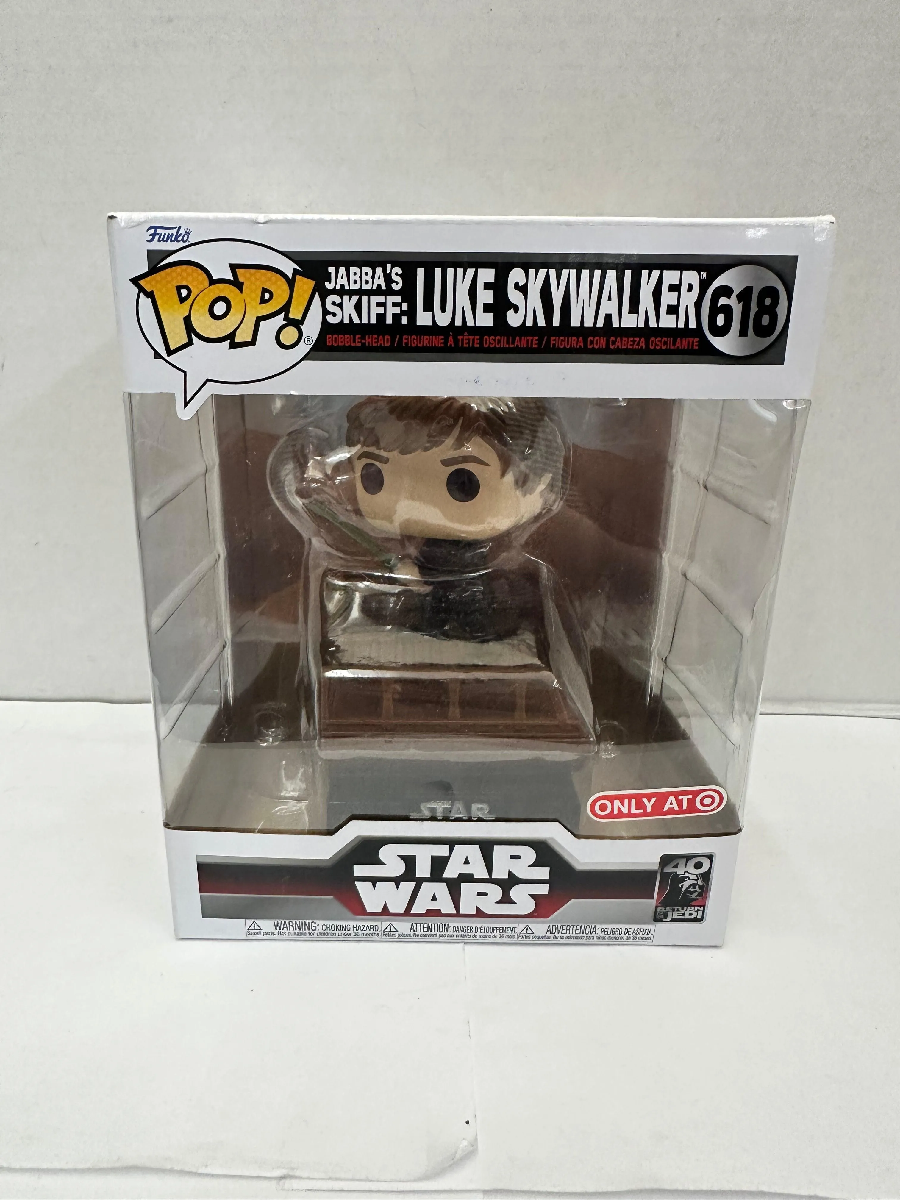 Funko Pop! Deluxe: Jabba's Skiff: Luke Skywalker Target Exclusive #618