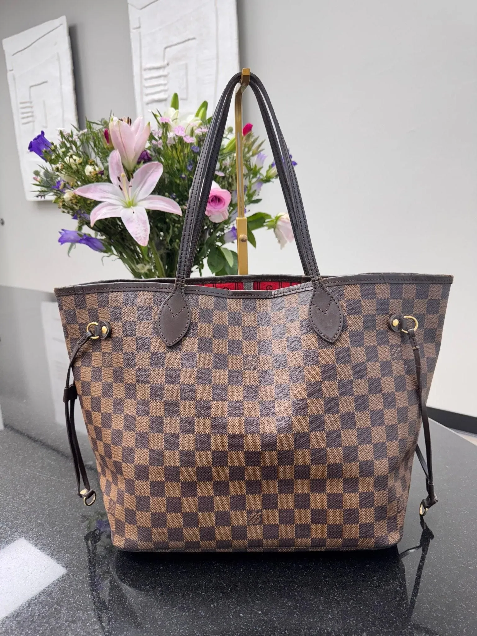 Louis Vuitton Damier Ebene Neverfull MM