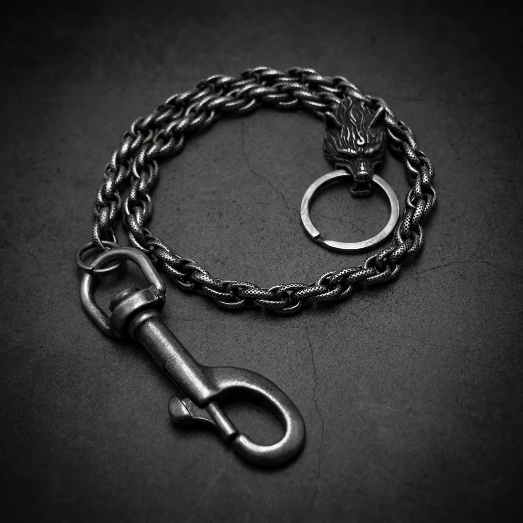 Savage Wolf Wallet Chain 28" (#WC0003)