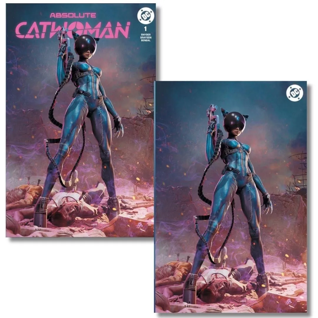 ABSOLUTE CATWOMAN #1 VIRGIN & TRADE EXCLUSIVE SET - BARENDS