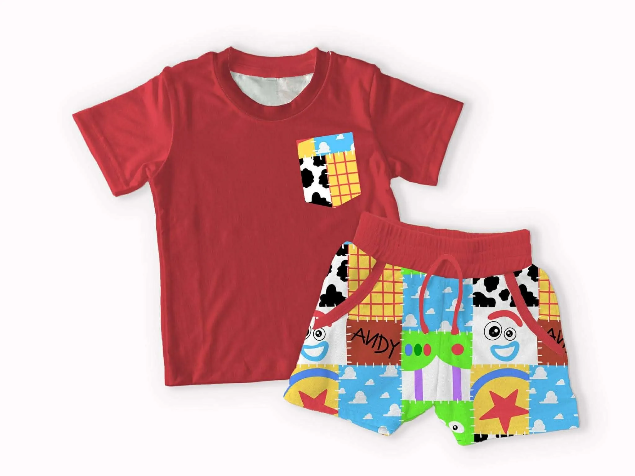 You Are a Toy! Pocket Tee & Shorts Set