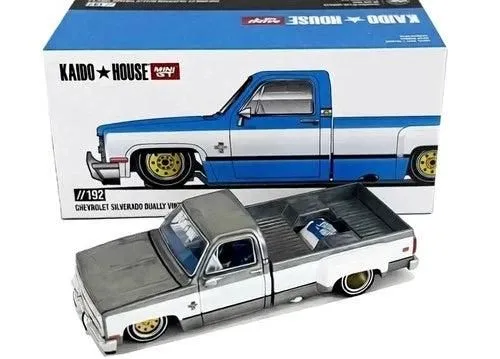Mini GT x Kaido House CHASE Chevrolet Silverado Dually Vintage Spec V1 Diecast Model Car
