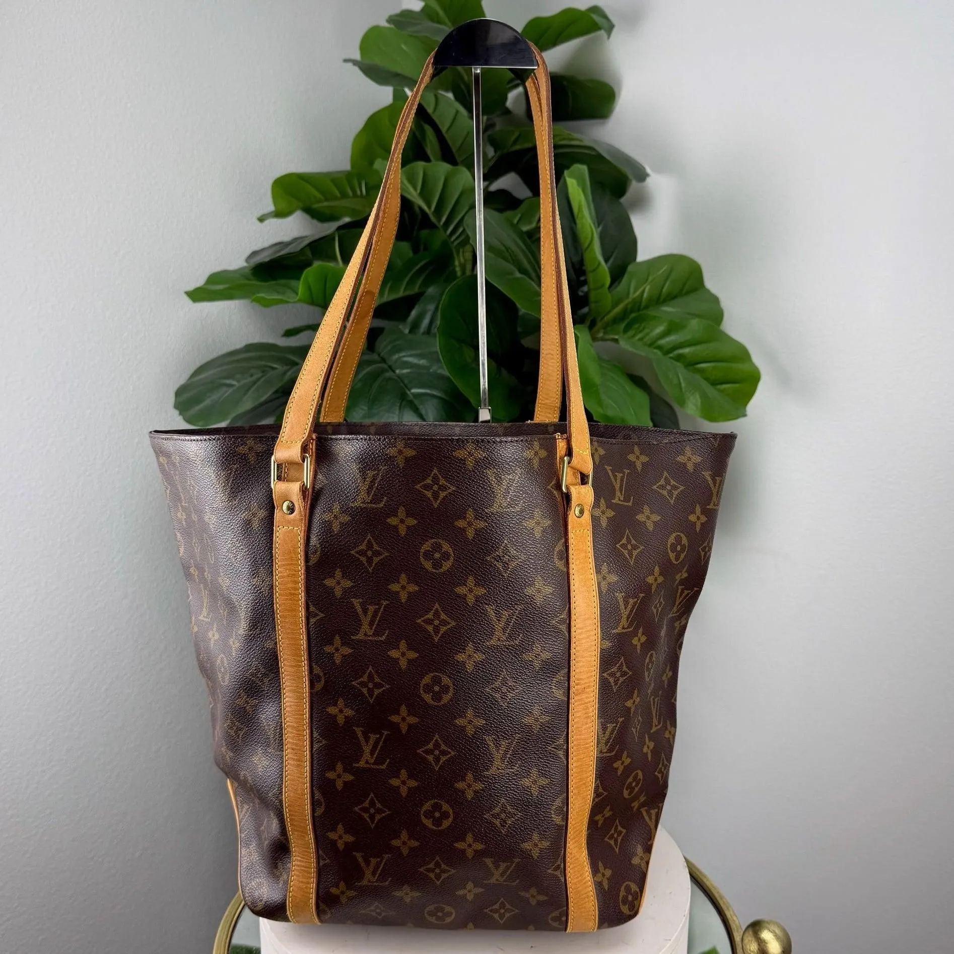 Authentic Louis Vuitton Sac Shopping Tote Bag - Certificate of Authenticity included
