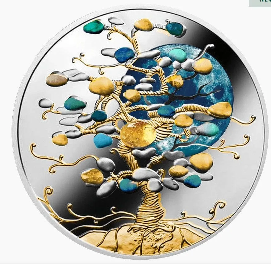 2026 Citrine Tree Of Luck 1oz Silver Proof Coin
