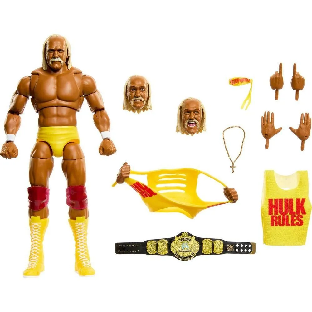 Brand New - WWE Ultimate Edition Hulk Hogan Action Figure & Accessories Set 6" Collectible