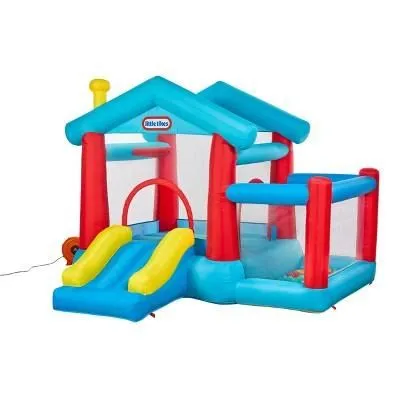 Open-box - Little Tikes Play Inflatable Bouncer Playhouse Bounce House Ball Pit Outdoor Use