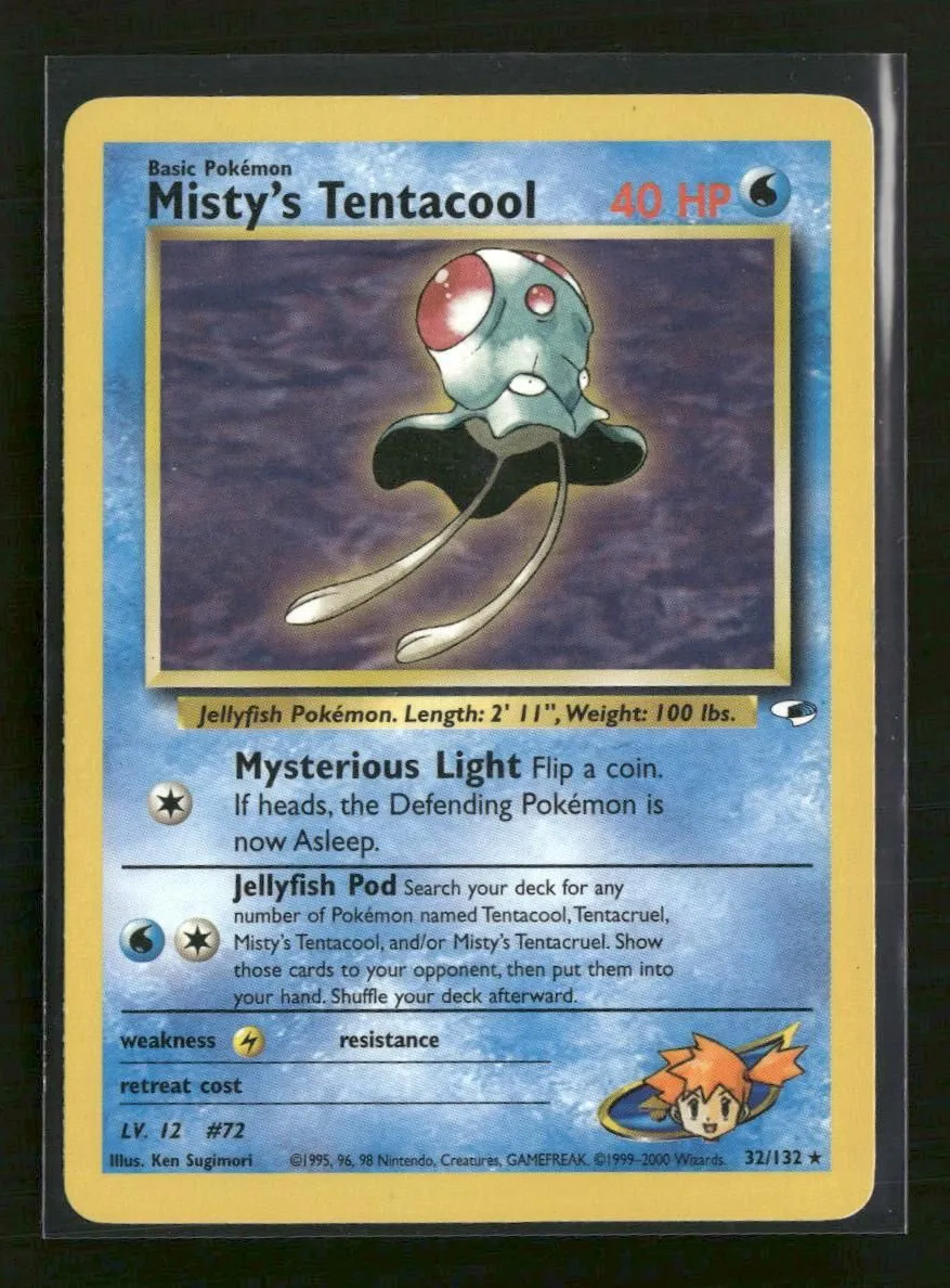 Gym Heroes Misty's Tentacool (32) Unlimited #032/132