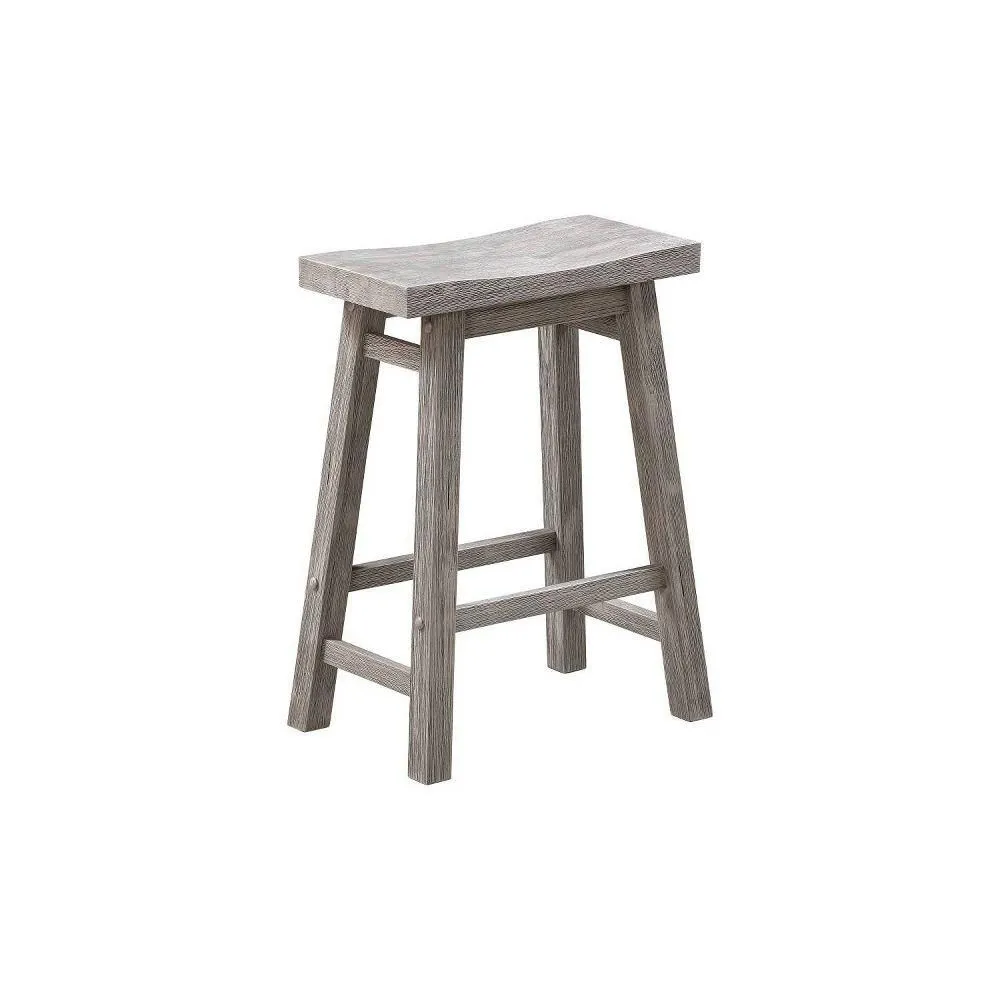 New without box - 24" Sonoma Saddle Counter Height Barstool Storm Gray - Boraam