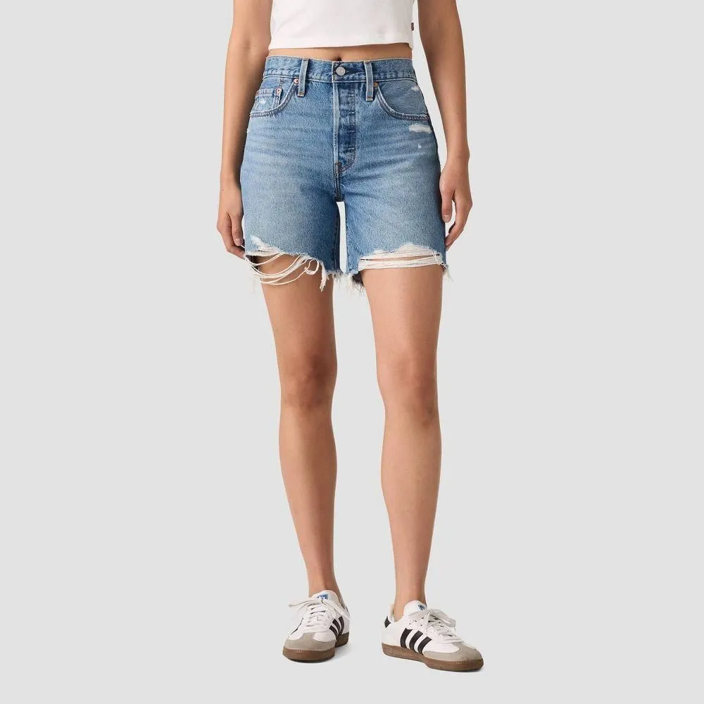 New without Tags - Levi's 501 Women's Mid-Thigh Shorts - Blow Big Horns 30