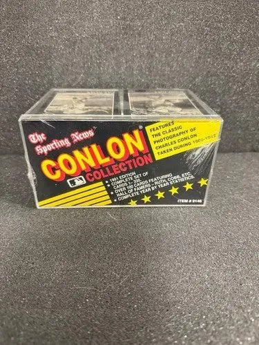 1991 Mega Cards The Sporting News Conlon Collection Box