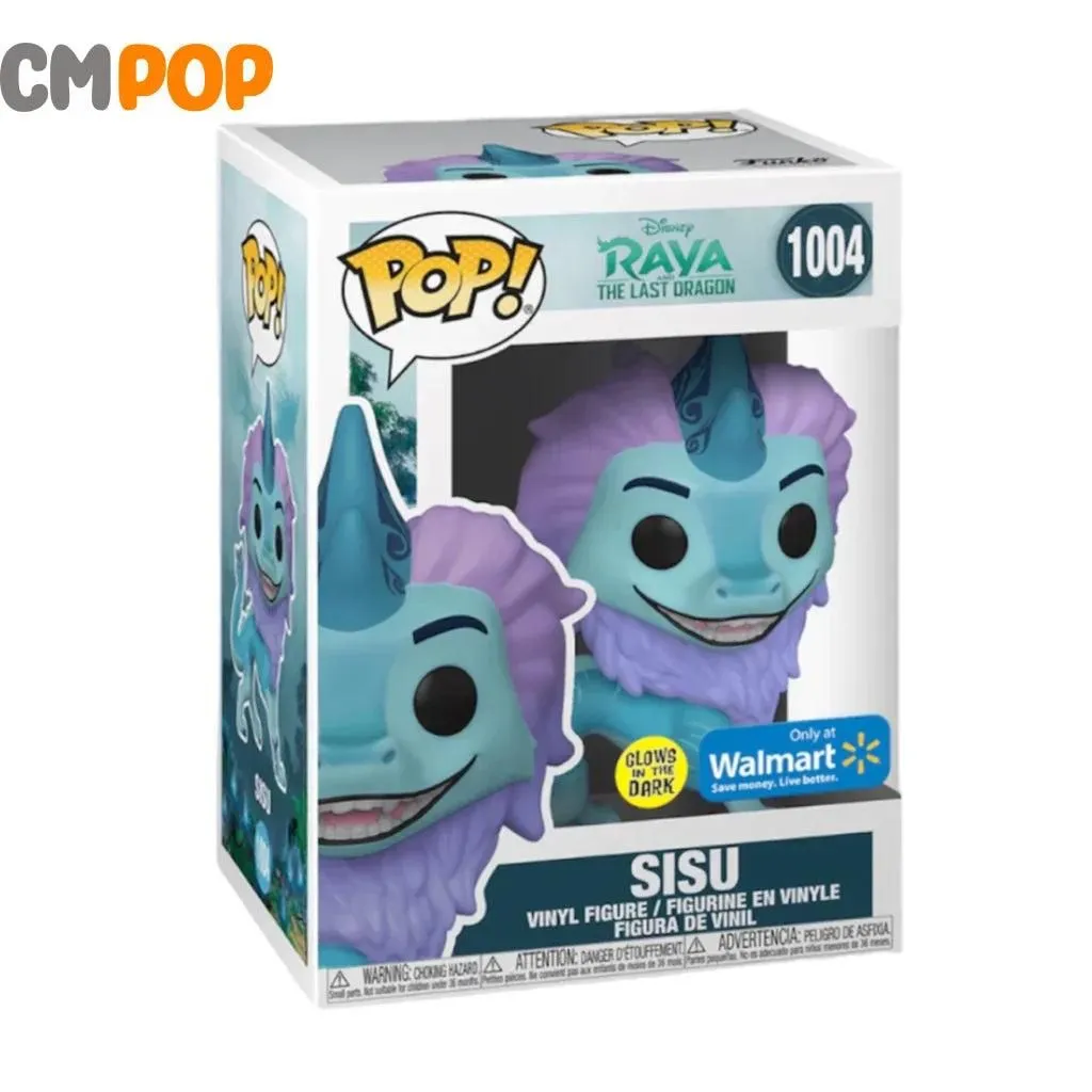Sisu  - #1004 - Funko Pop - Disney - Raya and The Last Dragon -  Glows in the Dark - Walmart Exclusive