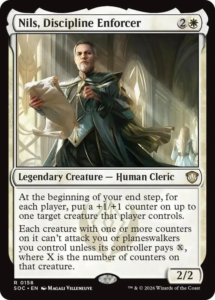 SOC, Nils, Discipline Enforcer, Standard, 158, R, Near Mint, Normal, EN