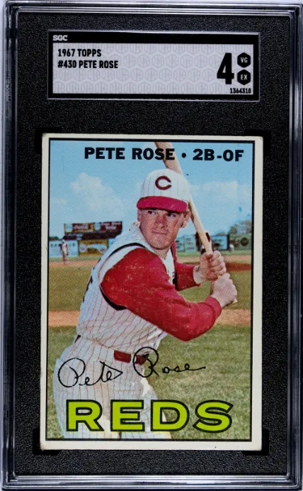 1967 Topps Pete Rose 4 SGC #430