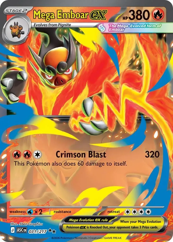 Mega Emboar EX 031/217