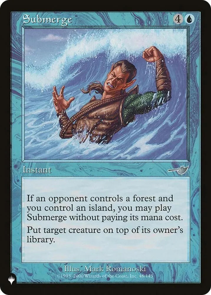 LIST, Submerge, Standard, 48, U, Near Mint, Normal, EN