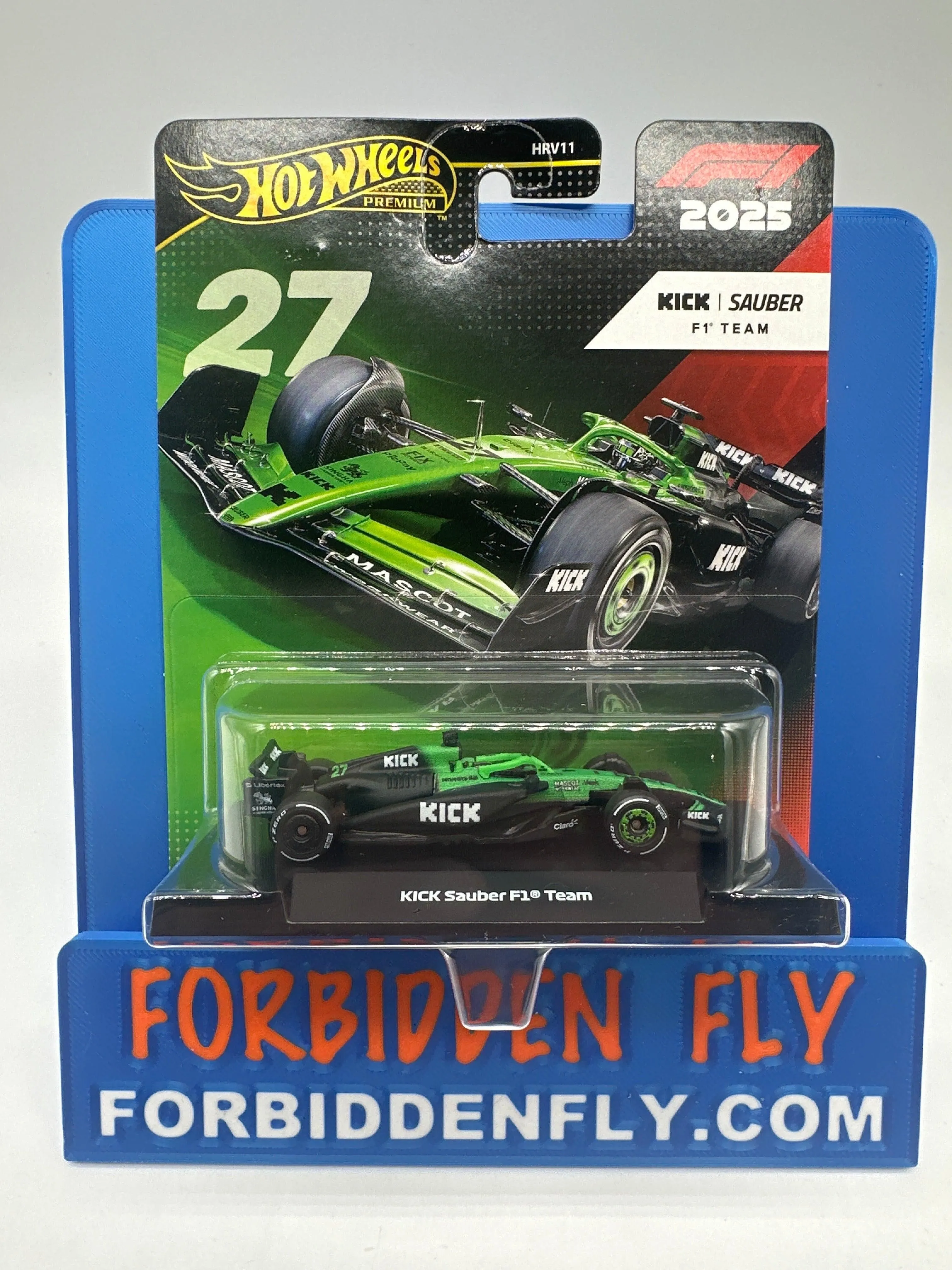 Hot Wheels 2025 Formula 1 Premium Series - Kick/Sauber Formula One Team #27 - Nico Hülkenburg