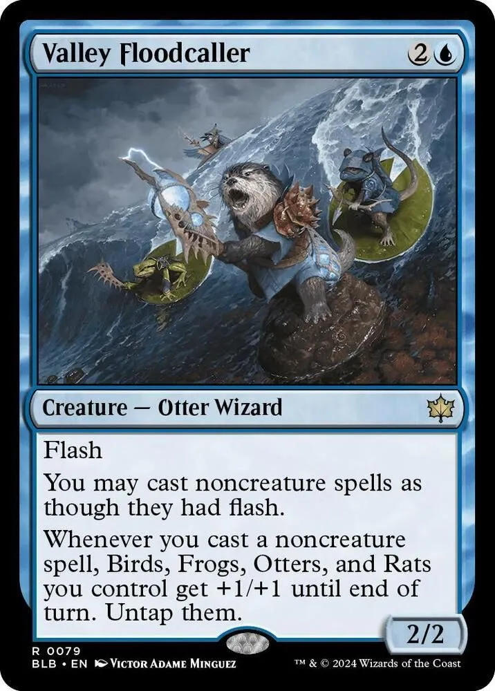 BLB, Valley Floodcaller, Standard, 79, R, Near Mint, Normal, EN