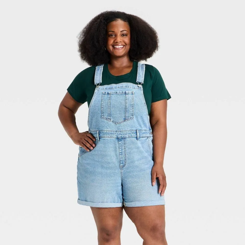 New without Tags - Size: 16 - Women's Denim Shortall - Ava & Viv Light Wash 26