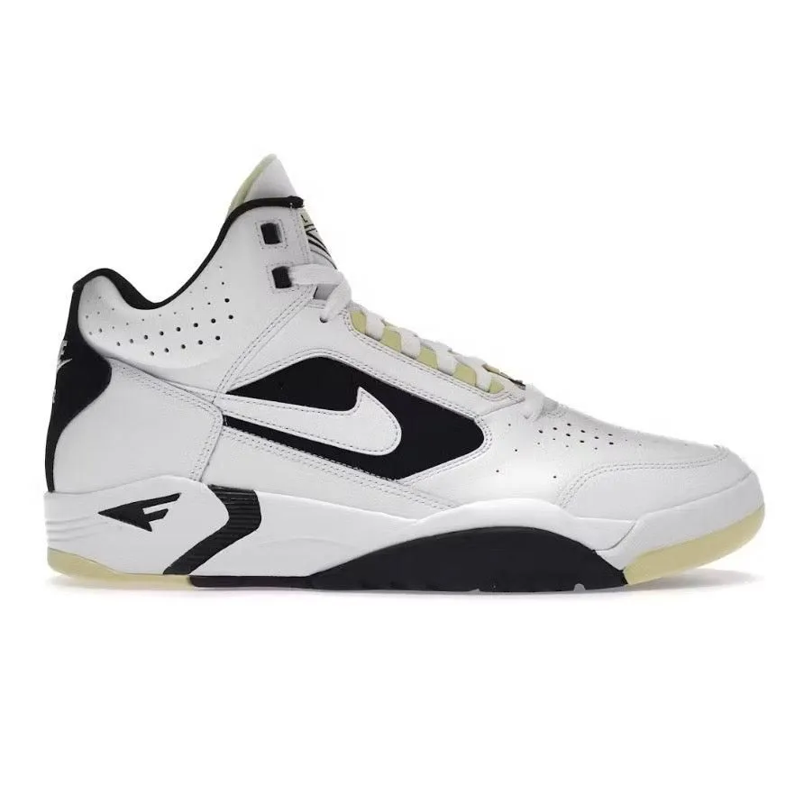 Nike Air Flight Lite Mid White Lemon Black White