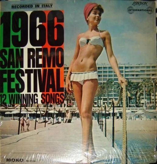 Various - San Remo Festival 1966: 12 Winning Songs (LP, Comp, Mono) (Very Good Plus (VG+))