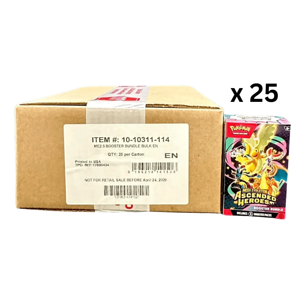 Pokemon Ascended Heroes Booster Bundle Case EN