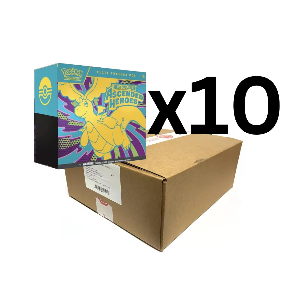 (MN) Pokemon Ascended Heroes Elite Trainer Box ETB Case EN
