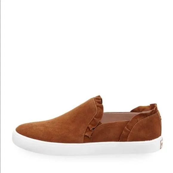 Product image for KATE SPADE lilly ruffle suede skate sneaker