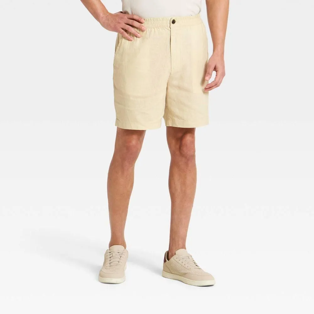 New without Tags - Men's 7" Elevated Shorts - Goodfellow & Co Beige L