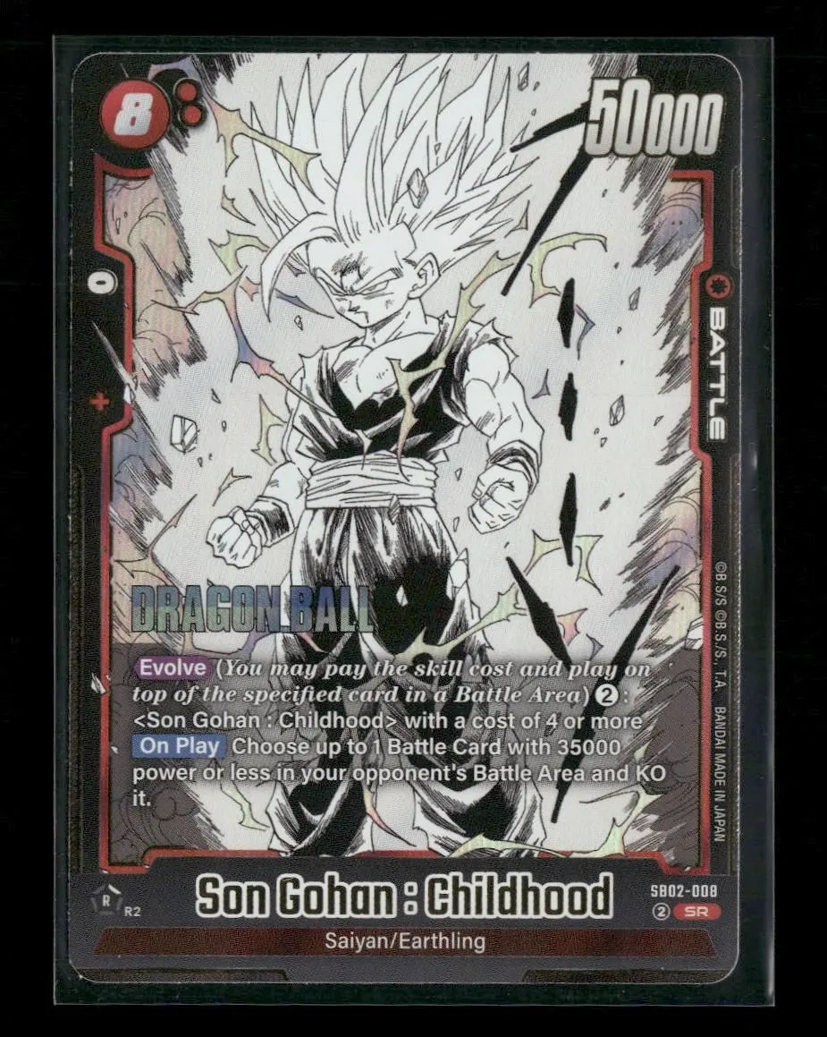 SB02: Manga Booster 02 Son Gohan : Childhood #SB02-008